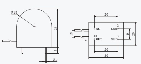 TR0107-4B Current Transformer Used for Common Protection